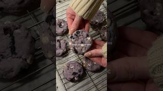 Blueberry cream cheese cookies 🫐