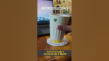 Pinteresty Crochet Coaster For You ❤️🧶  #crochet #dodhaage #pinterestaesthetic #coaster #crocheting