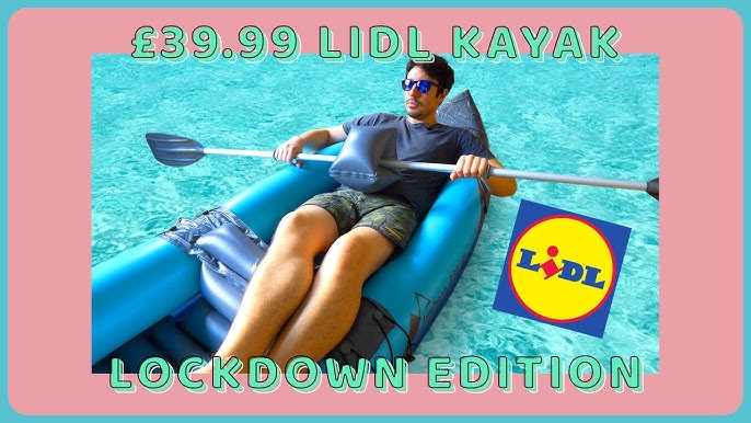 50 Lidl Kayak - Is it any good? (Crivit 2 person Kayak Review and Maiden  Voyage) - YouTube