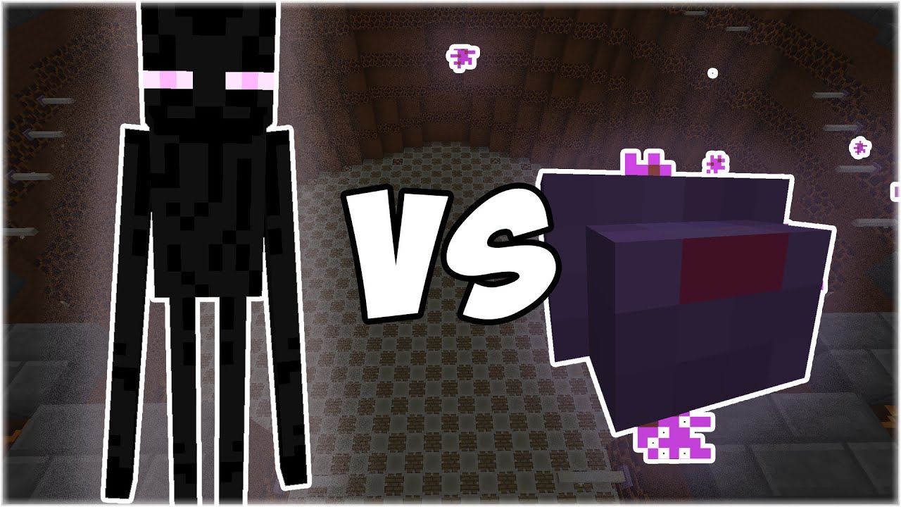 Enderman and endermite trick in minecraft