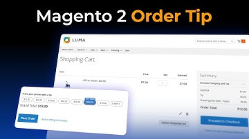 How to Add Tips During Magento 2 Checkout?