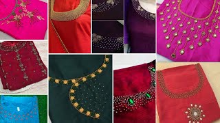 Aari Work Kurti Neck Designs/Aari Work Designs/Aari Work screenshot 1