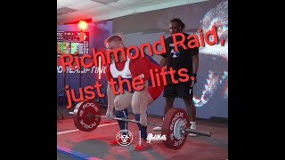 Richmond Raid Y24 USAPL Virginia powerlifting meet, just the lifts.