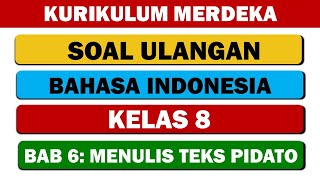 INDONESIAN LANGUAGE REVIEW QUESTIONS GRADE 8 CHAPTER 6 SEMESTER 2 INDEPENDENT CURRICULUM