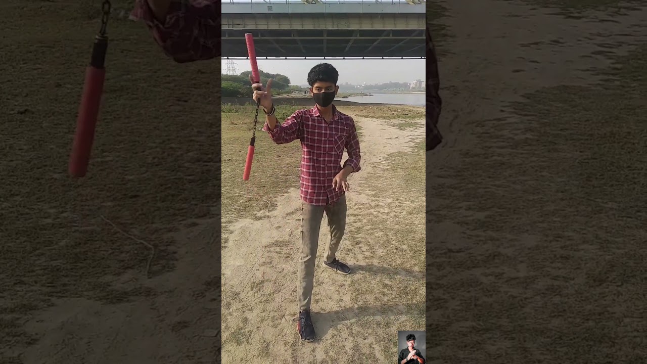 Nunchaku skills || Bruce Lee nunchaku flow trick