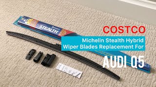 [DIY] Costco Michelin Stealth Hybrid Wiper Blade Replacement for Audi Q5