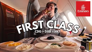 Making the Most of Emirates First Class: ALL the Food & Drinks!