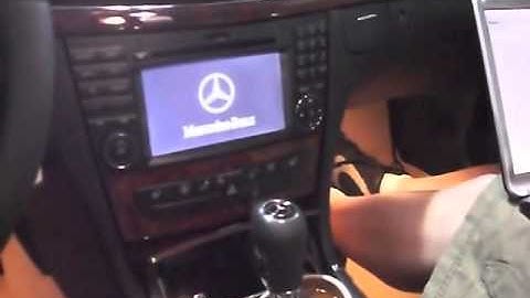 2009 E Class Backup Camera Programming 480p