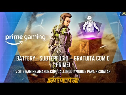 URGENTE BUG  PRIME BATTERY SUBTERFUGIO GRATUITA COM O PRIME PRA  RESGATAR - CALL OF DUTY MOBILE 