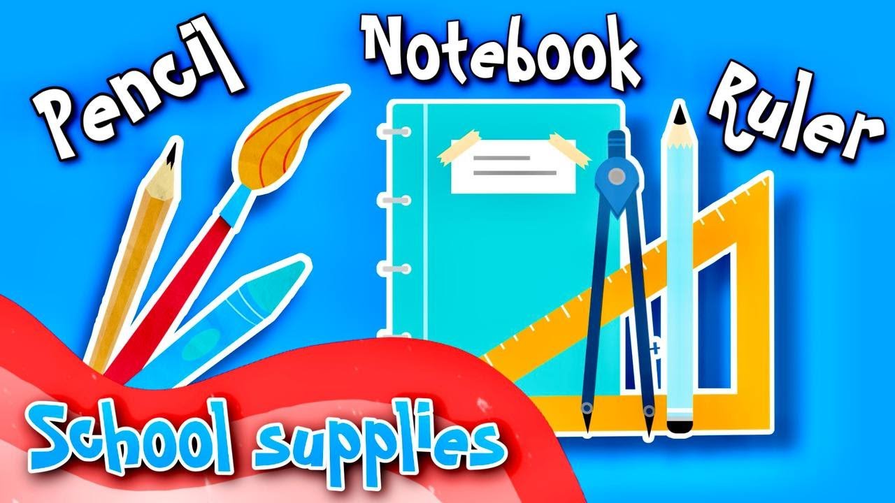 School Supplies Kids vocabulary Learn English for kids with Novakid