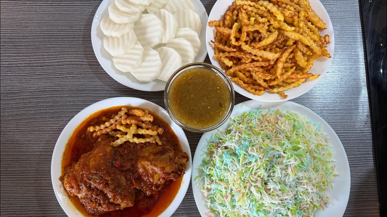  یک روز عالی و طرز پخته کردن برنج رنگی و خورشت|😋 A GREAT DAY AND HOW TO COOK COLORED RİCE AND STEW