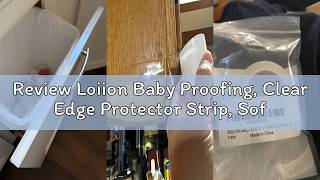 Review Loiion Baby Proofing, Clear Edge Protector Strip, Soft Corner Protectors for Kids, Baby Child