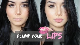 تكبير الشفايف بالمكياج بدون عمليات تجميل |  How To Plump Your Lips Without Injections.