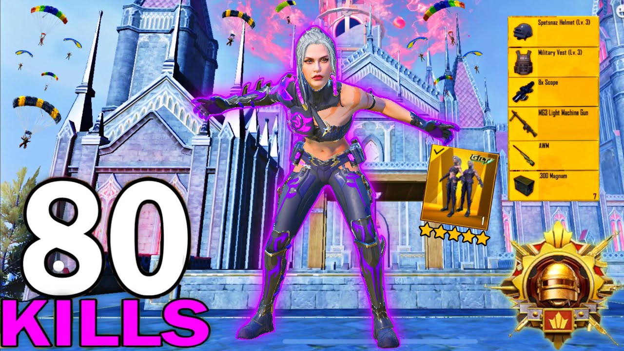 80 KILLS!😍NEW AGGRESSIVE RUSH GAMEPLAY with SHINOBI SPIRIT SET🔥SAMSUNG, A7,A8,J2,13,J 4,15,J6,J7,XS