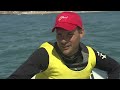 Burton Blitzes Laser Medal Race