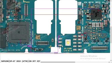 Samsung A7 2018 SM A750 ON OF Volume Powar Kiy Problem Hardware Solution
