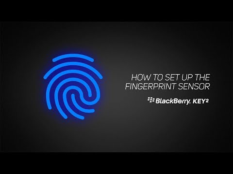 BlackBerry KEY2 - How To Setup Fingerprint Sensor