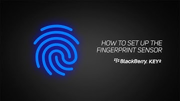 BlackBerry KEY2 - How To Setup Fingerprint Sensor
