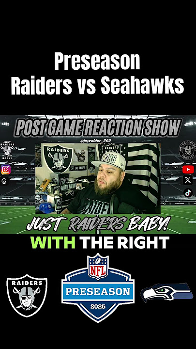 Preseason: #Raiders vs Seahawks