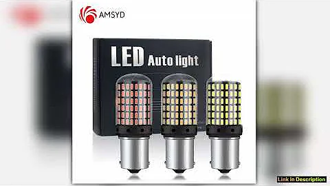 2pcs 1156 BA15S P21W BAU15S PY21W 7440 W21W P215W 1157 BAY15D 7443 3157 LED Bulbs 144smd CanBus