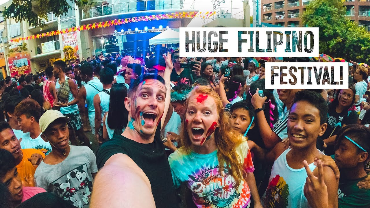 We Went To A Crazy Festival In The Philippines Sinulog 2020 Youtube