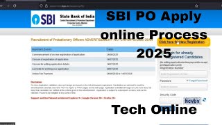 SBI PO Apply online Process 2025 #sbi #sbipo #online screenshot 2