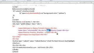 HOW TO USE NOT METHOD IN JQUERY DEMO TAMIL