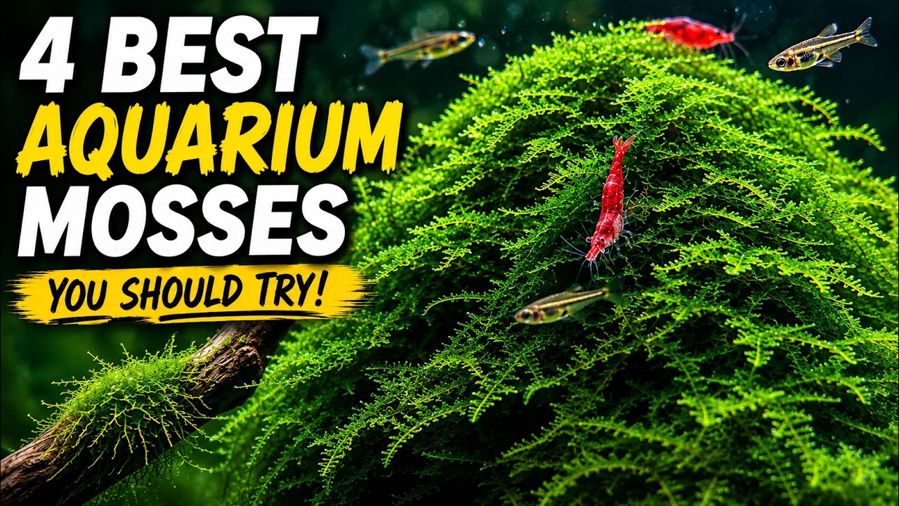 Top Aquarium Mosses for Aquascaping & Shrimp Tanks