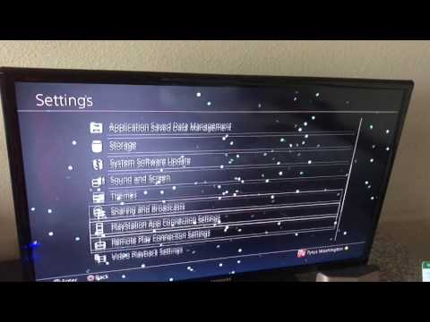 PS4 Network Settings Reset