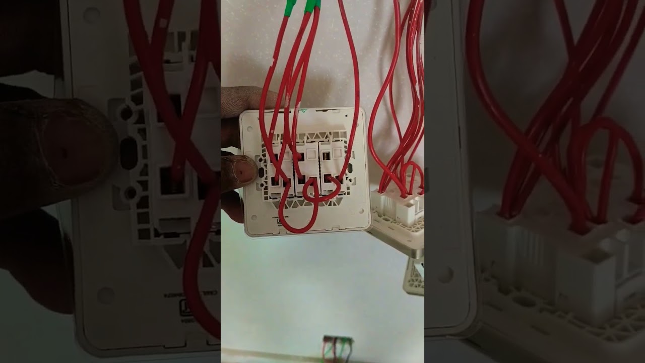 Schneider switch plate 4 gang 3 gang fan regulator luxury switch plate