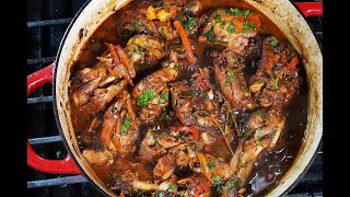 The Ultimate Jamaican Brown Stew Chicken | CaribbeanPot.com