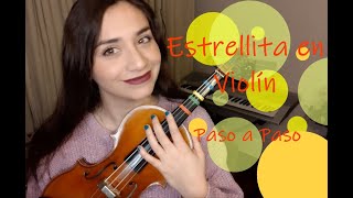 Estrellita en Violín paso a paso (Twinkle, Twinkle, Little Star)