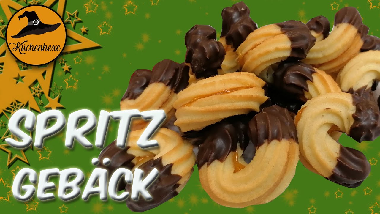 Einfaches  Spritzgebäck  Linzer Kipferl     ( Lukas Kekserl )