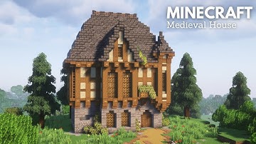 Minecraft: How to build a Medieval Town House | Minecraft Tutorial