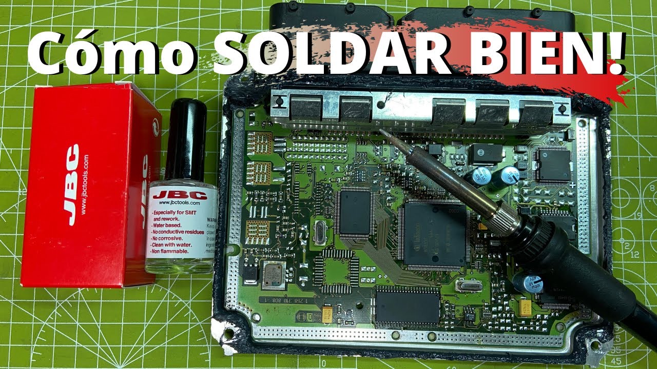 🧪 Cómo SOLDAR BIEN componentes electrónicos con FLUX y que herramientas utilizar ➤ ElectronicaCar®