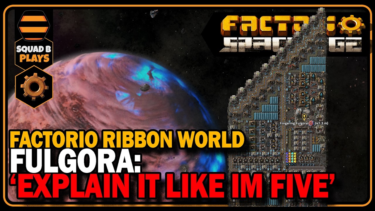 Factorio Space Age: Explaining FULGORA to Trouble Like She's FIVE - YouTube