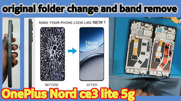 oneplus nord ce3 lite 5g orijnal folder change and band remove by Mobiledoctor,👍
