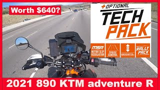 Пакет технологий KTM 890 2021 года, пакет MSR Cruise Control для раллийного переключения передач