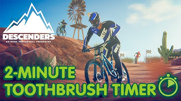 Descenders 2-Minute Toothbrush Timer 🚴⏳ #DescendersTimer #DentalHealth #BrushingRoutine 🪥🎮
