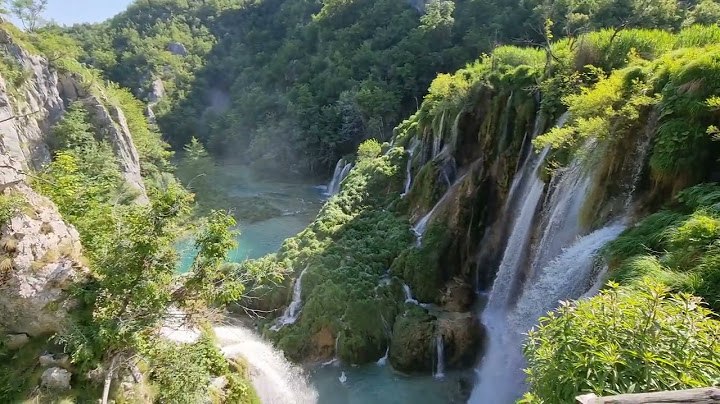 크로아티아 플리트비체3 VelikiSlap waterfalls 4K[#계곡물멍-유철민변호사의 힐링] Sound of Plitvice waterfalls