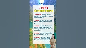 7 lợi ích của vitamin nhóm B #duocsily #dsly #chamsocsuckhoe #suckhoe #songkhoe