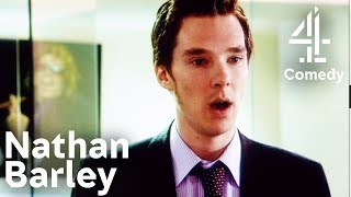 Young Benedict Cumberbatch as a STRESSED OUT Assistant! | Nathan Barley