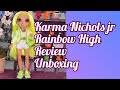 Karma nichols jr rainbow high review and unboxing