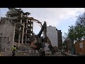 Excavator CAT 374 F UHD demolition site