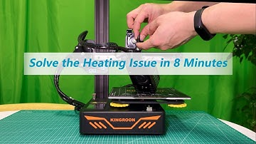 How to Replace the Heating Tube and the Thermistors Sensors for KINGROON KP3S 3D Printer