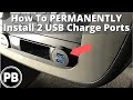 How To PERMANENTLY Add Two USB Charging Ports