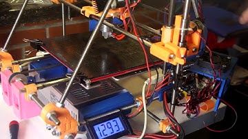#26 3D Printer - Pronterface Software Install & test - Heatbed Reprap Prusa I2 Part III