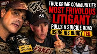 True Crime Communities Most Frivolous Litigant Pulls Suicide Hoax Using His Buddy@Tedinvestigates