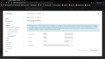 Workspace One UEM - Samsung EFOTA