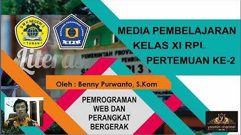 Media Pembelajaran Mapel Pemrograman Web dan Perangkat Bergerak
